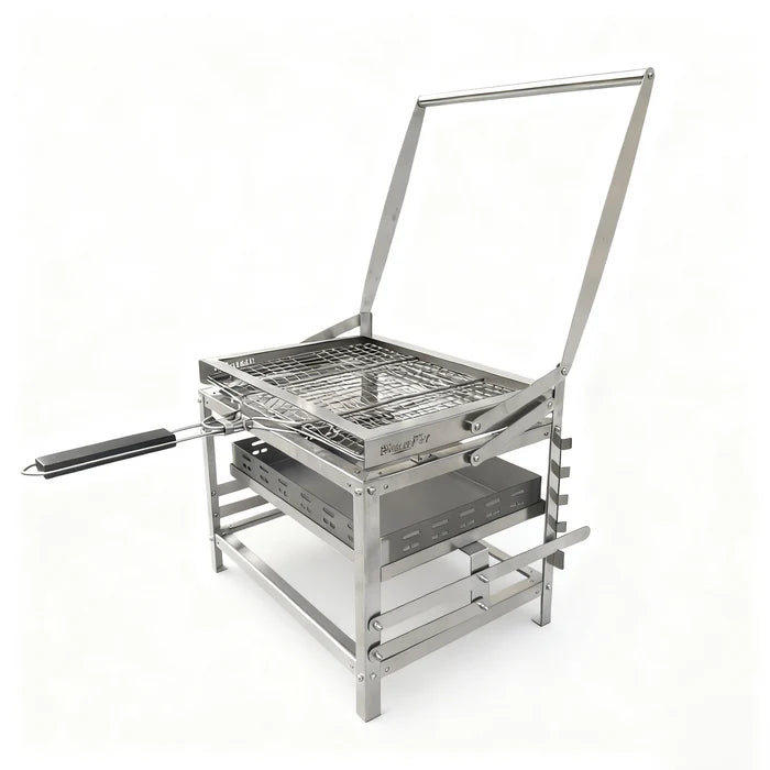 Blaze For F1 – Parrilla de Carbón Giratoria Ajustable